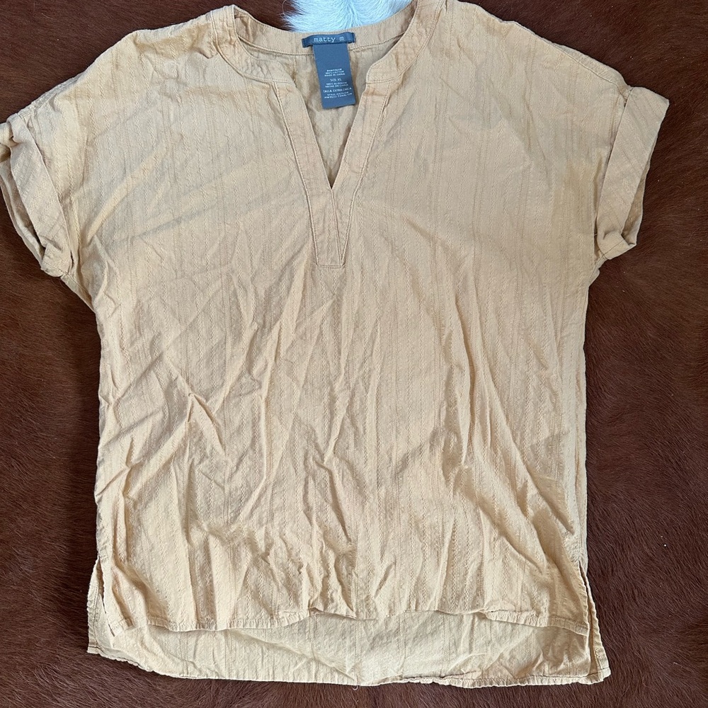 Yellow Cotton Blouse